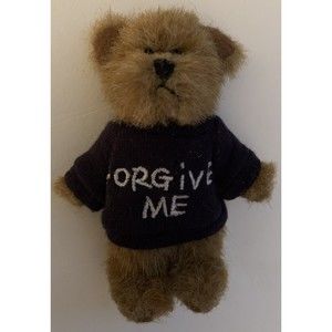 Boyds Bears Mini Message Bear 4 Inch Forgive Me Whoops